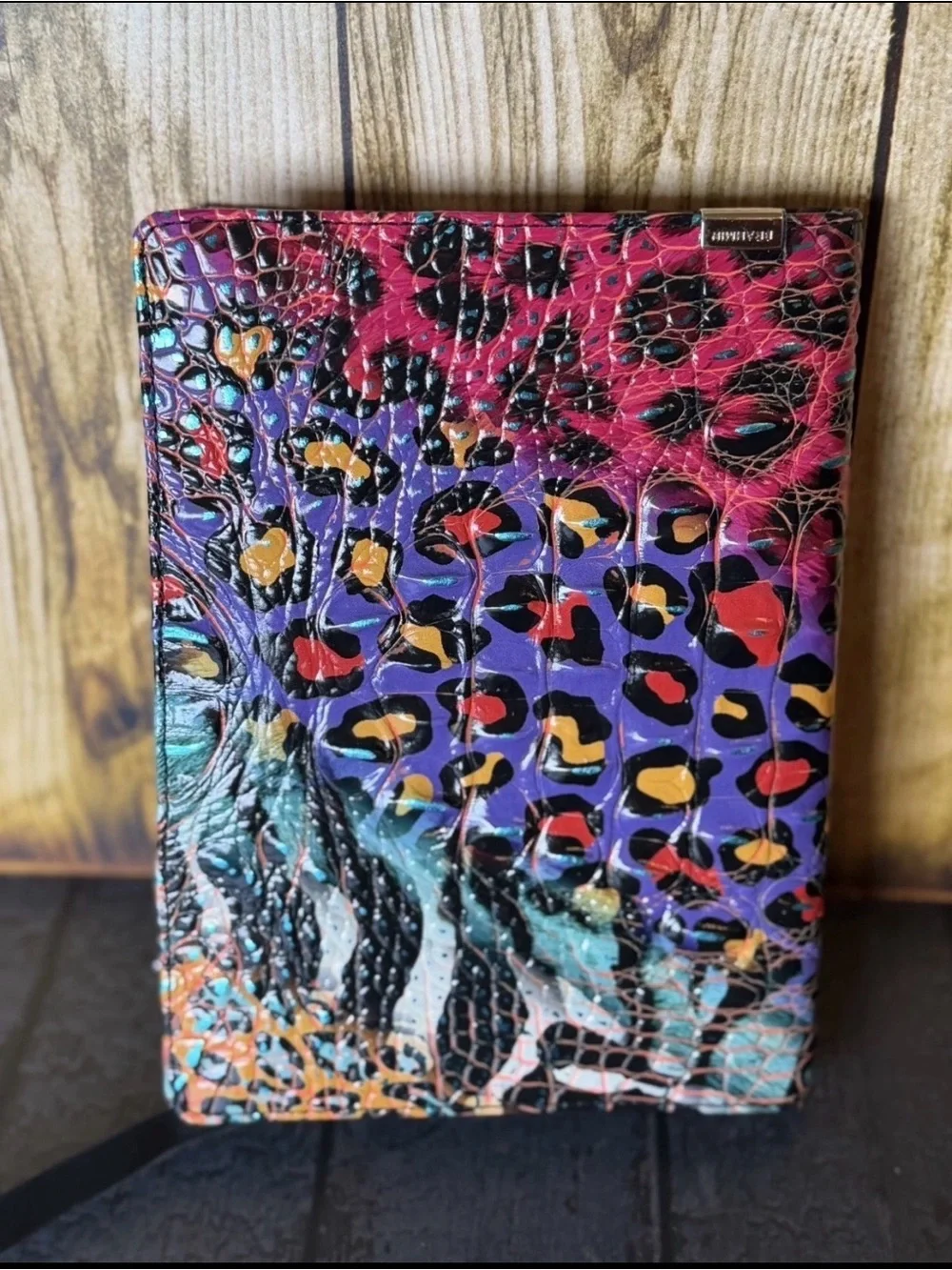 NWT Brahmin Journal Stampede ANIMAL PRINT HTF